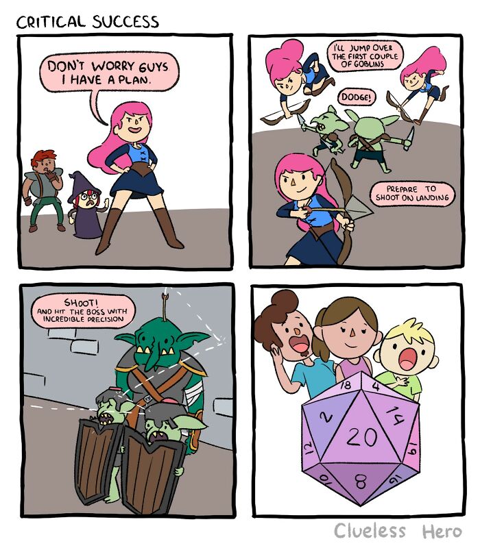 Relatable "Clueless Hero" Comics For Video Game Fans