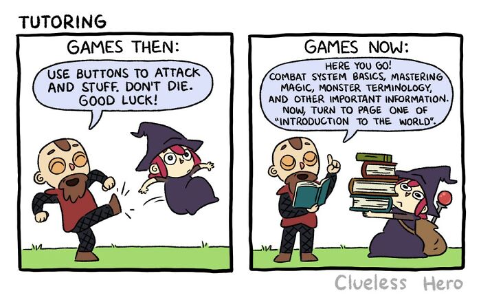 Relatable "Clueless Hero" Comics For Video Game Fans