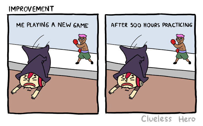 Relatable "Clueless Hero" Comics For Video Game Fans