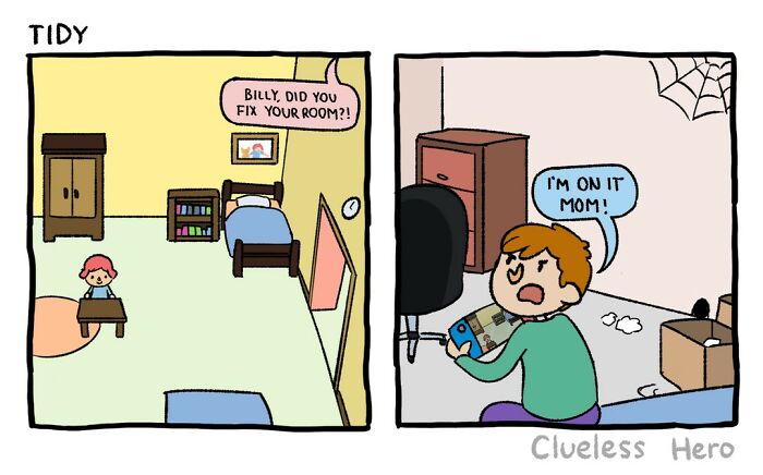 Relatable "Clueless Hero" Comics For Video Game Fans