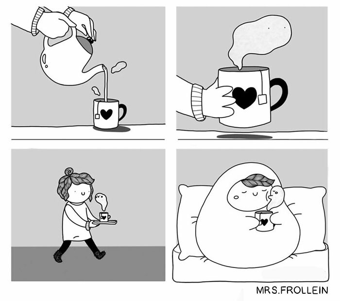 Wholesome And Relatable Comics About Everyday Life By Mrs. Frollein