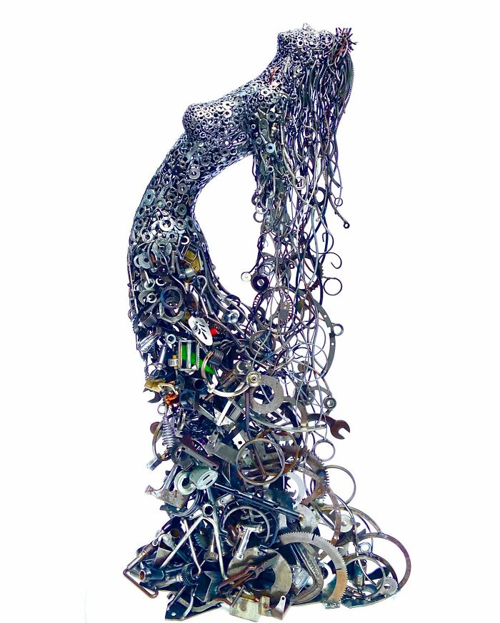 Artist Revives Used Metal From Landfill By Reusing It For His Amazing ...