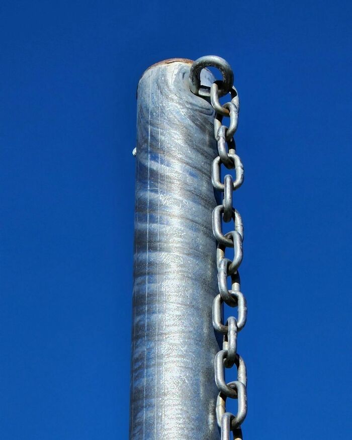 The Marks On A Tetherball Pole