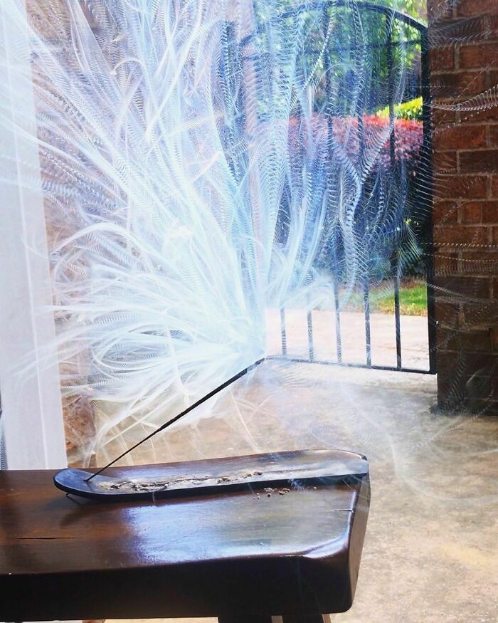 Long Exposure Of Incense