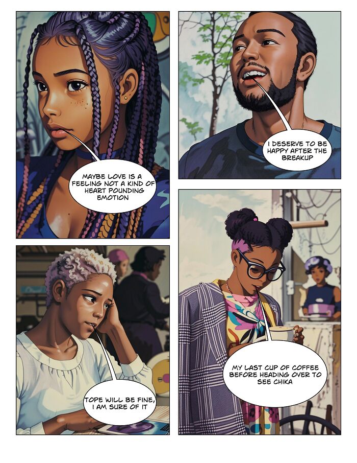 I Created 5 Comic Strips Celebrating The African Culture