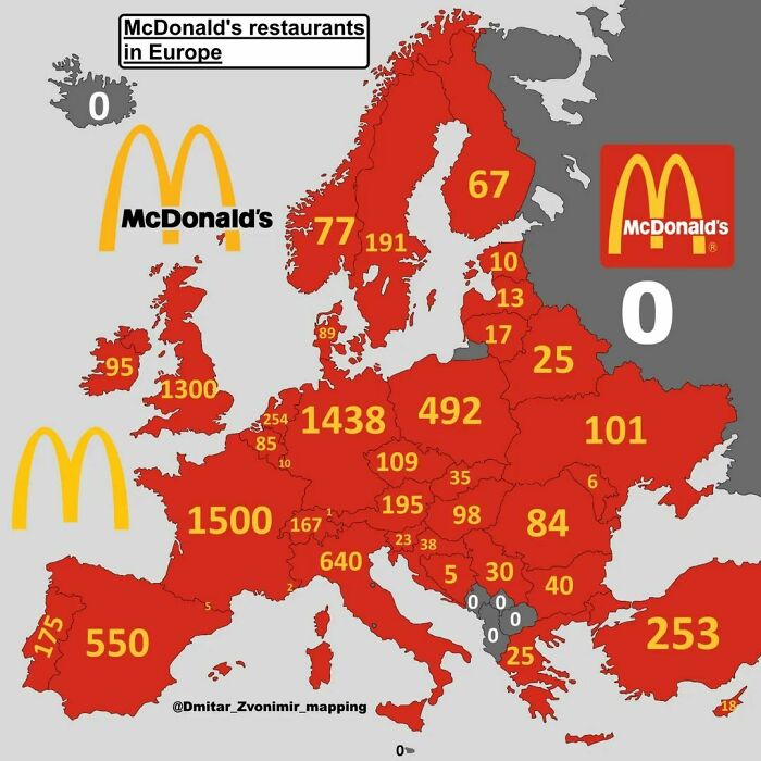 McDonald's Restaurants In Europe