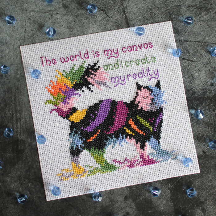 Cross Stitch: My Patterns And Self-Expression (25 Pics)