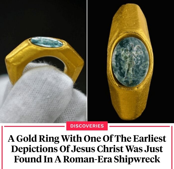 Maritime Archaeologists In Israel Uncovered A Giant Treasure Trove Of Ancient Artifacts From Two Shipwrecks That Sank 1,000 Years Apart — Including A 1,700-Year-Old Gold Ring With An Early Christian Symbol For Jesus Carved Into It