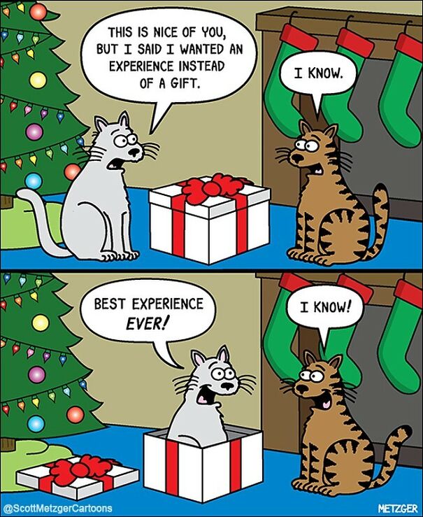 Funny Cat Comics By Scott Metzger That Might Make Every Cat Owner Cry With Laughter (New Pics)