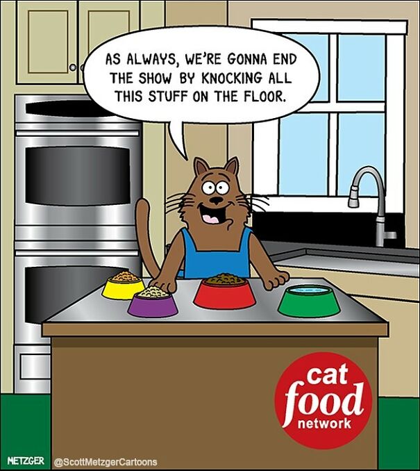 Funny Cat Comics By Scott Metzger That Might Make Every Cat Owner Cry With Laughter (New Pics)