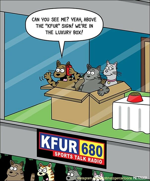 Funny Cat Comics By Scott Metzger That Might Make Every Cat Owner Cry With Laughter (New Pics)