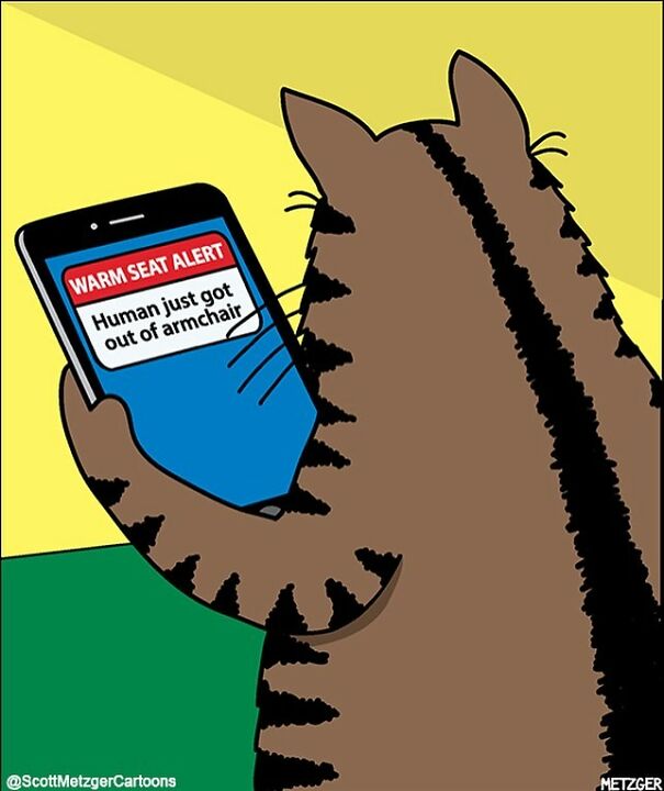 Funny Cat Comics By Scott Metzger That Might Make Every Cat Owner Cry With Laughter (New Pics)