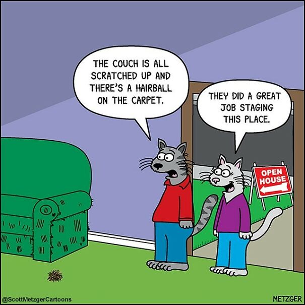 Funny Cat Comics By Scott Metzger That Might Make Every Cat Owner Cry With Laughter (New Pics)