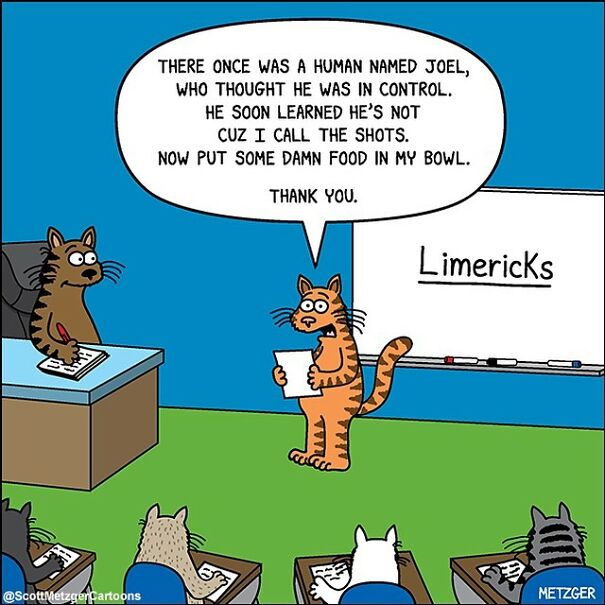 Funny Cat Comics By Scott Metzger That Might Make Every Cat Owner Cry With Laughter (New Pics)