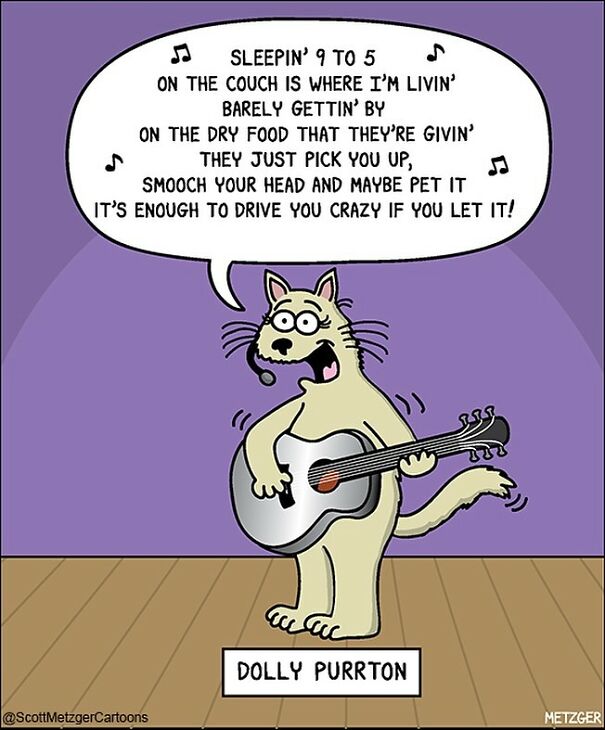 Funny Cat Comics By Scott Metzger That Might Make Every Cat Owner Cry With Laughter (New Pics)