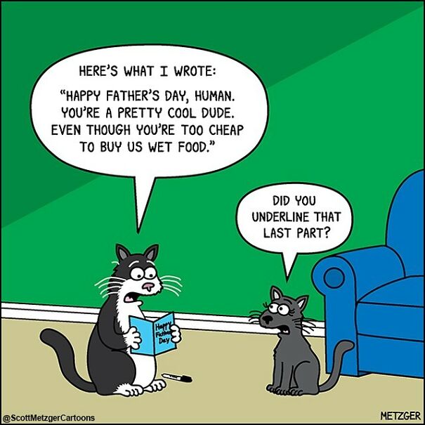 Funny Cat Comics By Scott Metzger That Might Make Every Cat Owner Cry With Laughter (New Pics)