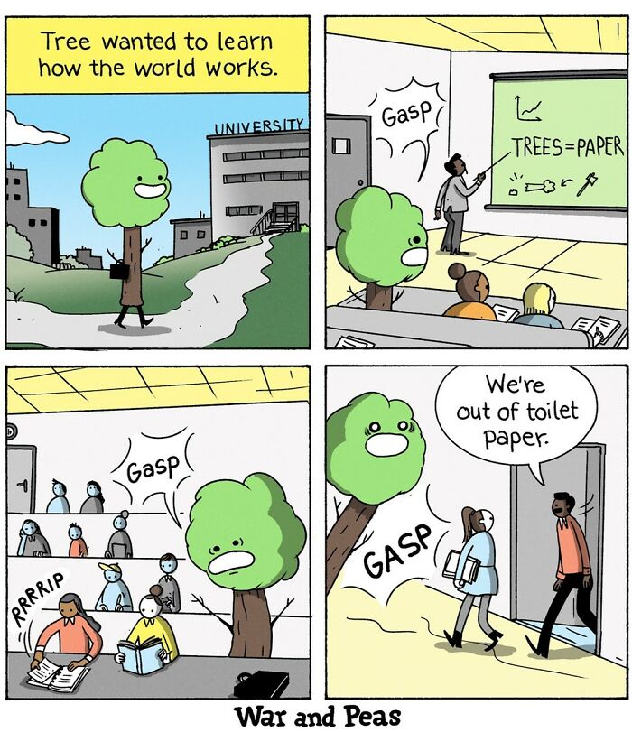 Humorous Comics With Unexpected Plot Twists By War And Peas