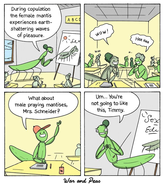 Humorous Comics With Unexpected Plot Twists By War And Peas