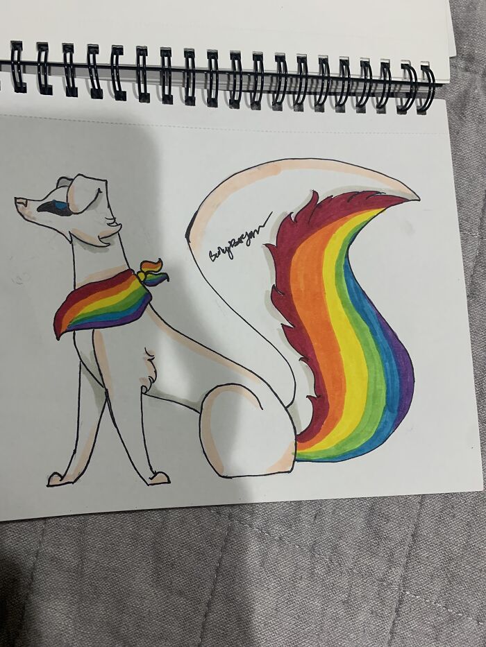 Rainbow Dog