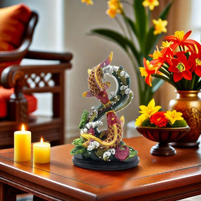 Who Needs A Bait? Catch Good Fortune With A Lucky Fish Statue 