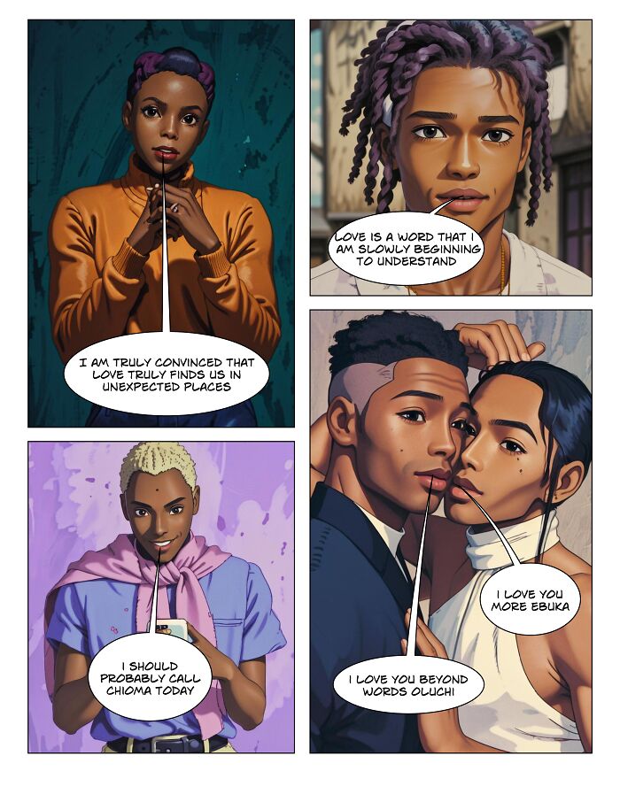 I Created 5 Comic Strips Celebrating The African Culture