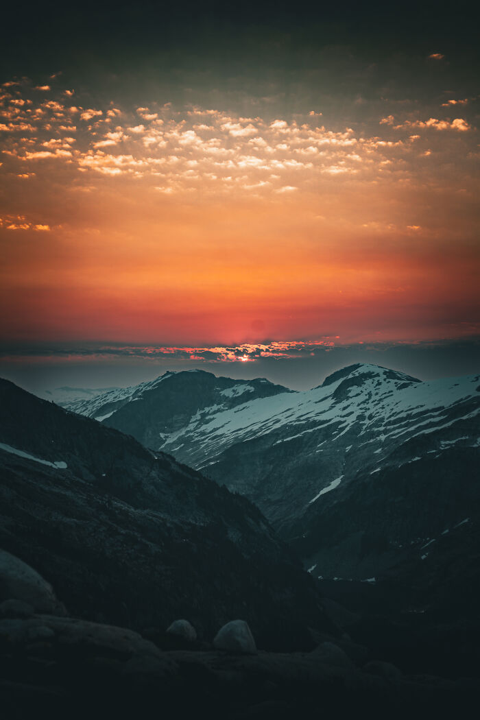 Before The Dawn | Shortly Before Sunrise Over Mt. Zion As Seen From Peanut Rock Camp, Mt. Albert, British Columbia