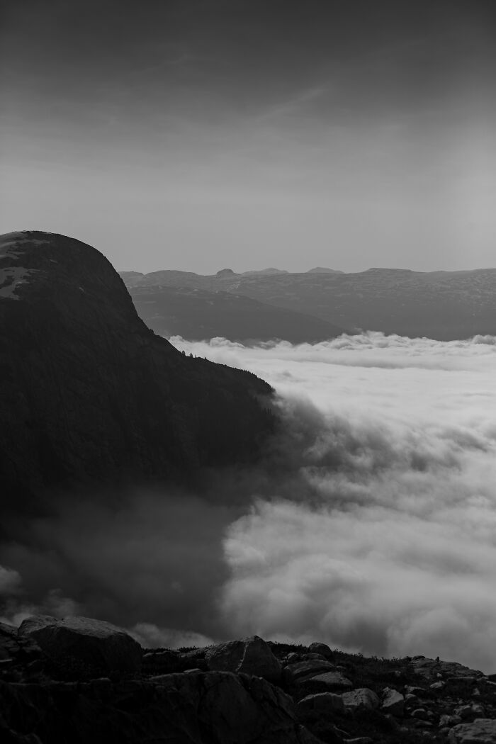 Half 'N Half | A Late Morning Above The Cloud Line, Mt. Albert, British Columbia