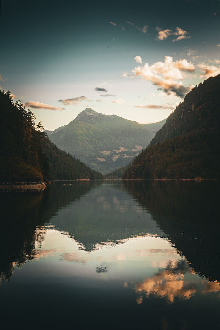 Hazy Morning | Early Morning Sunrise As Seen From The Beyond Malibu Base Camp In The Princess Louisa Inlet