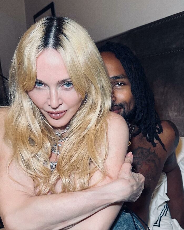 Madonna’s Topless Selfie With Rumored Beau Makes Fans Think She’s Had “Too Much Bad Work Done”