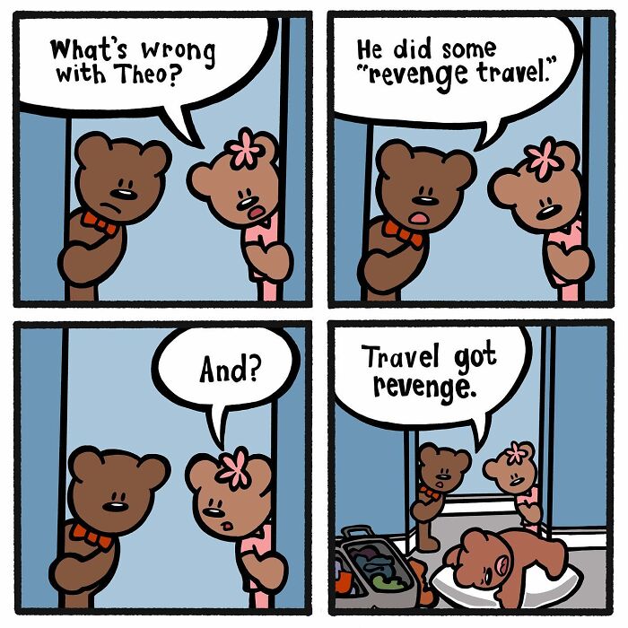 "Theo And Ted" Comics By Wendi Pilling