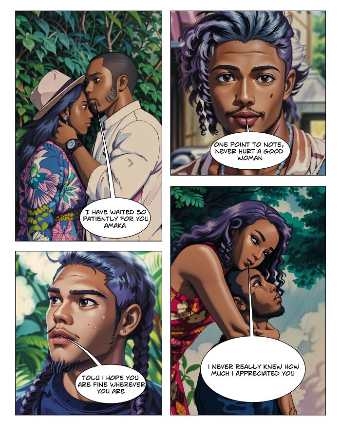 I Created 5 Comic Strips Celebrating The African Culture