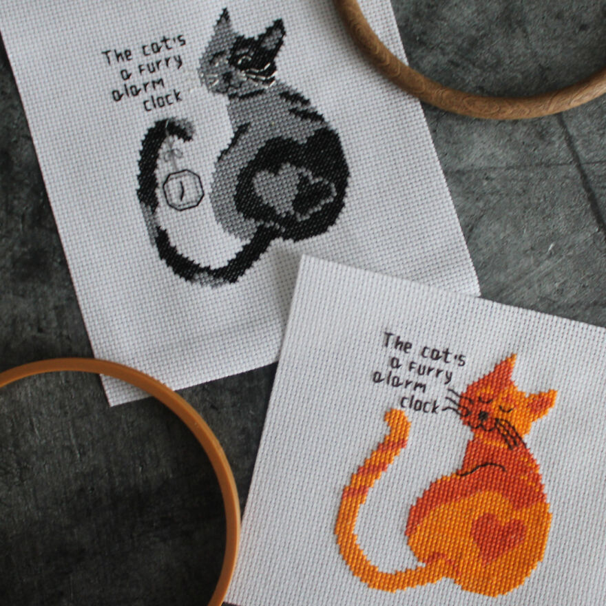 My Simple And Easy Cross-Stitch Patterns (21 Pics)