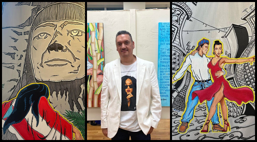 Nelson Host Santiago’s Journey From Comic Books To Urban Canvases