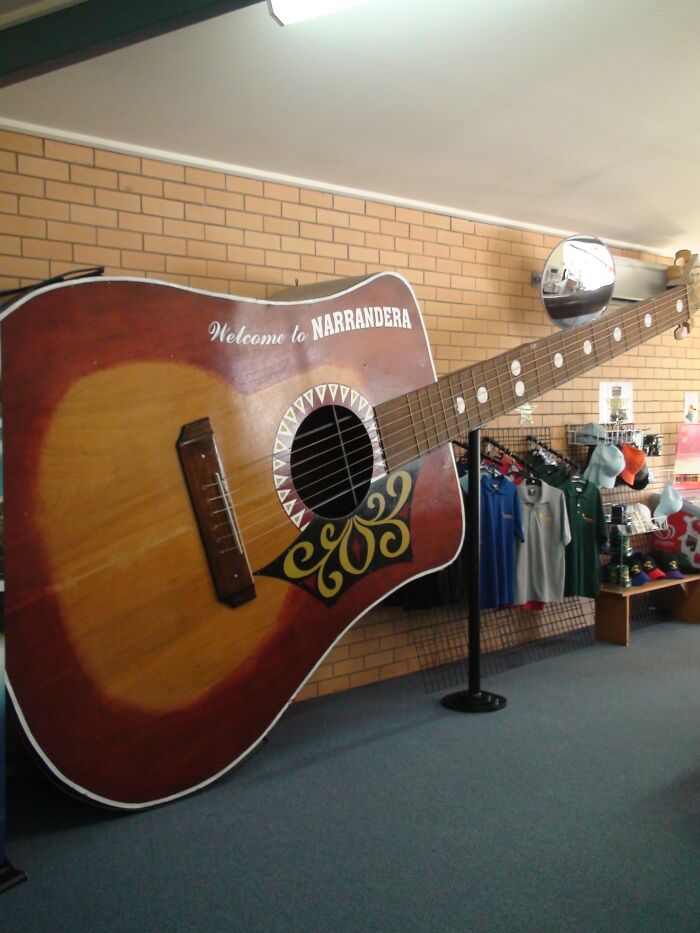 The Big Guitar Narrandera, Nsw, Australia