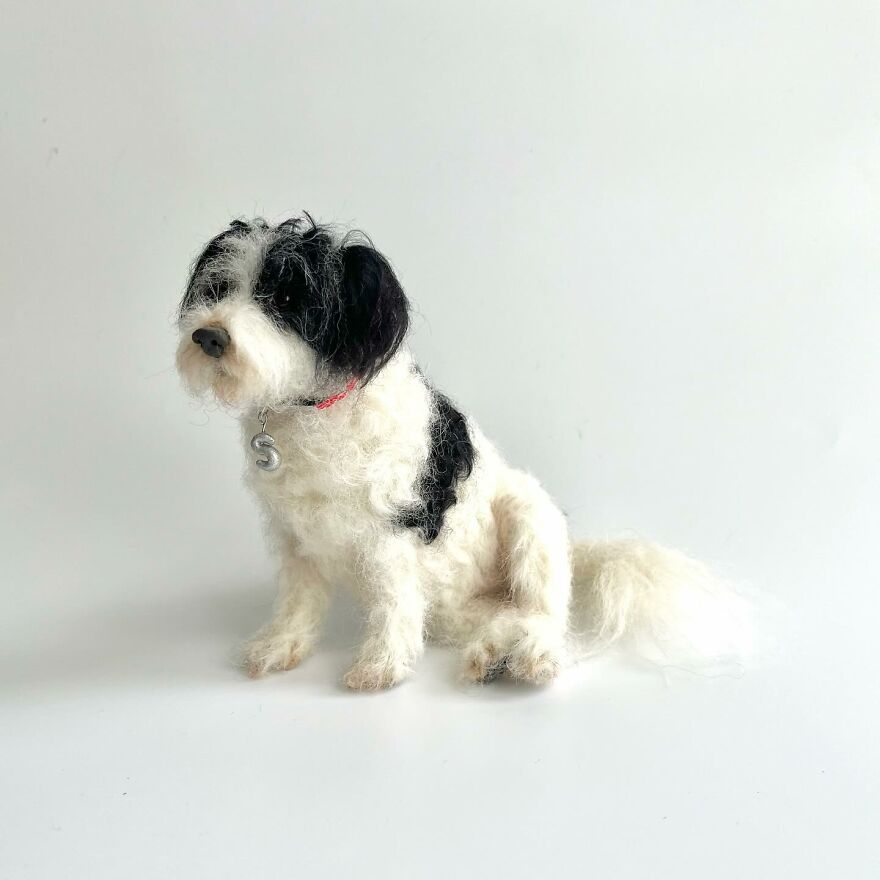 Needle-Felted Wonders: Curly Jo Hobbs Crafts Realistic Miniature Dogs And Donkeys