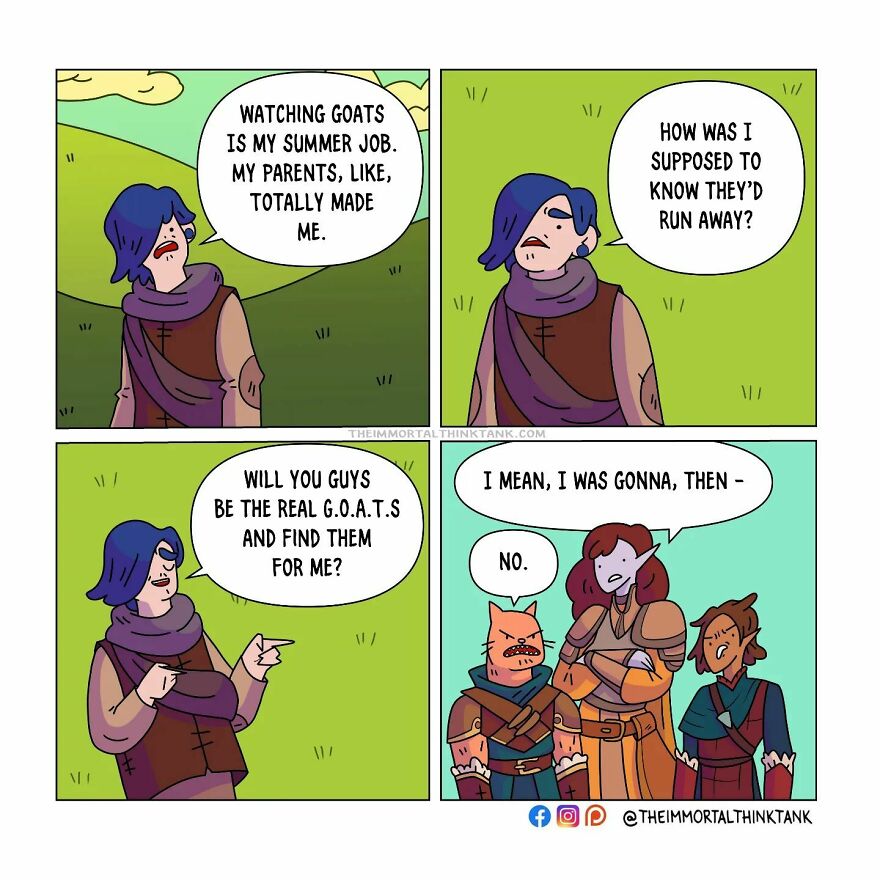 New Relatable Comics About Parenthood And Fantasy Gaming By This Artist From New Zealand