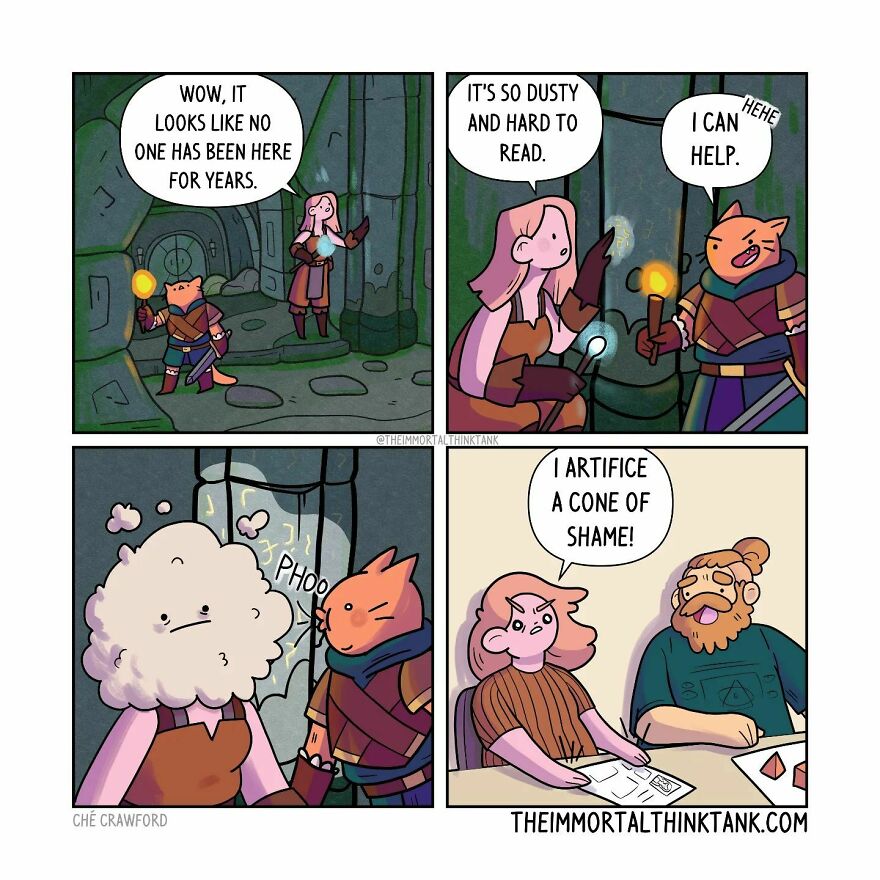 New Relatable Comics About Parenthood And Fantasy Gaming By This Artist From New Zealand