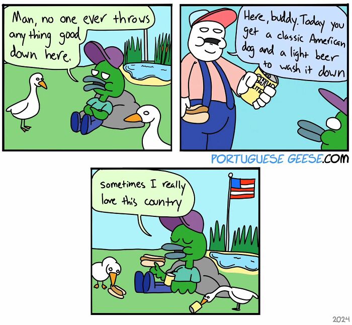 Portuguese Geese Comics