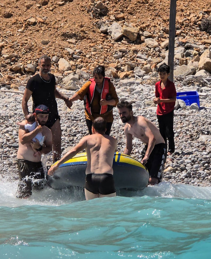 50-Day-Old Baby Rescued After Being Stranded On Greek Island For Three Days