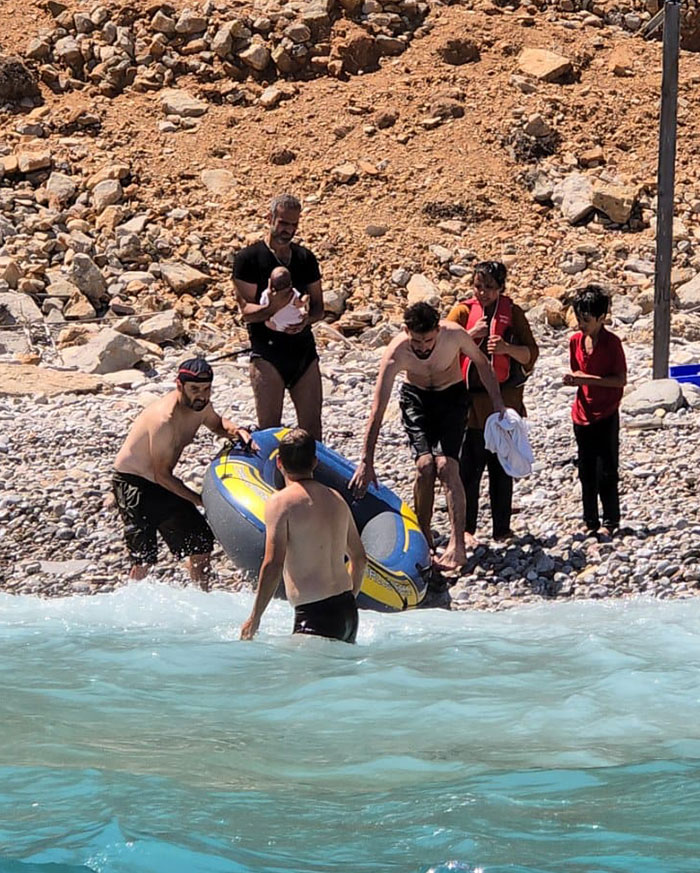 50-Day-Old Baby Rescued After Being Stranded On Greek Island For Three Days