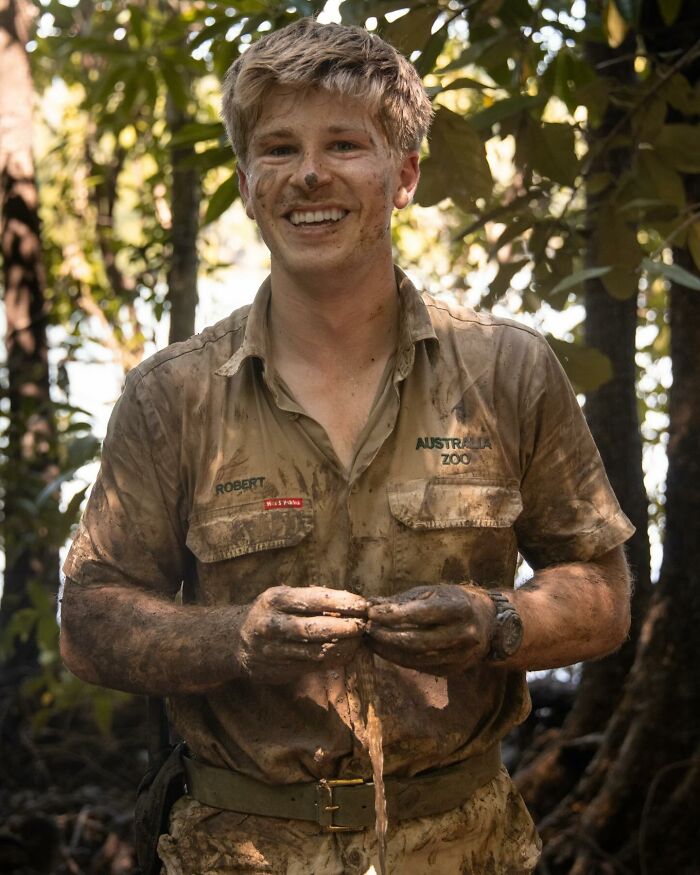 Robert Irwin Suffers Freak Accident While On Top Of Crocodile’s Head