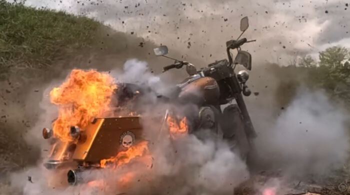 “Biggest Crybaby Fit”: Man Blows Up His Harley-Davidson Motorcycle Because Brand Has Gone “Woke”