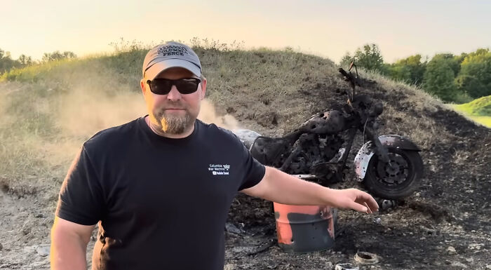 “Biggest Crybaby Fit”: Man Blows Up His Harley-Davidson Motorcycle Because Brand Has Gone “Woke”