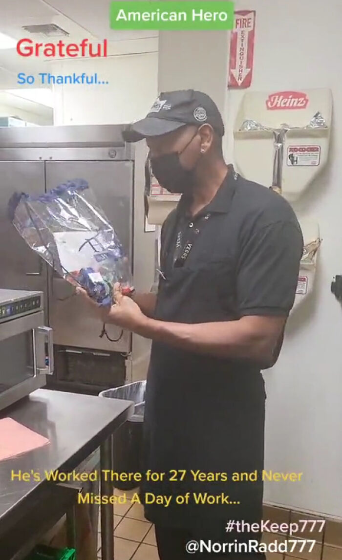 Burger King Hero Who Received Mediocre Goodie Bag After 27 Years Of Service Starts New Food Truck