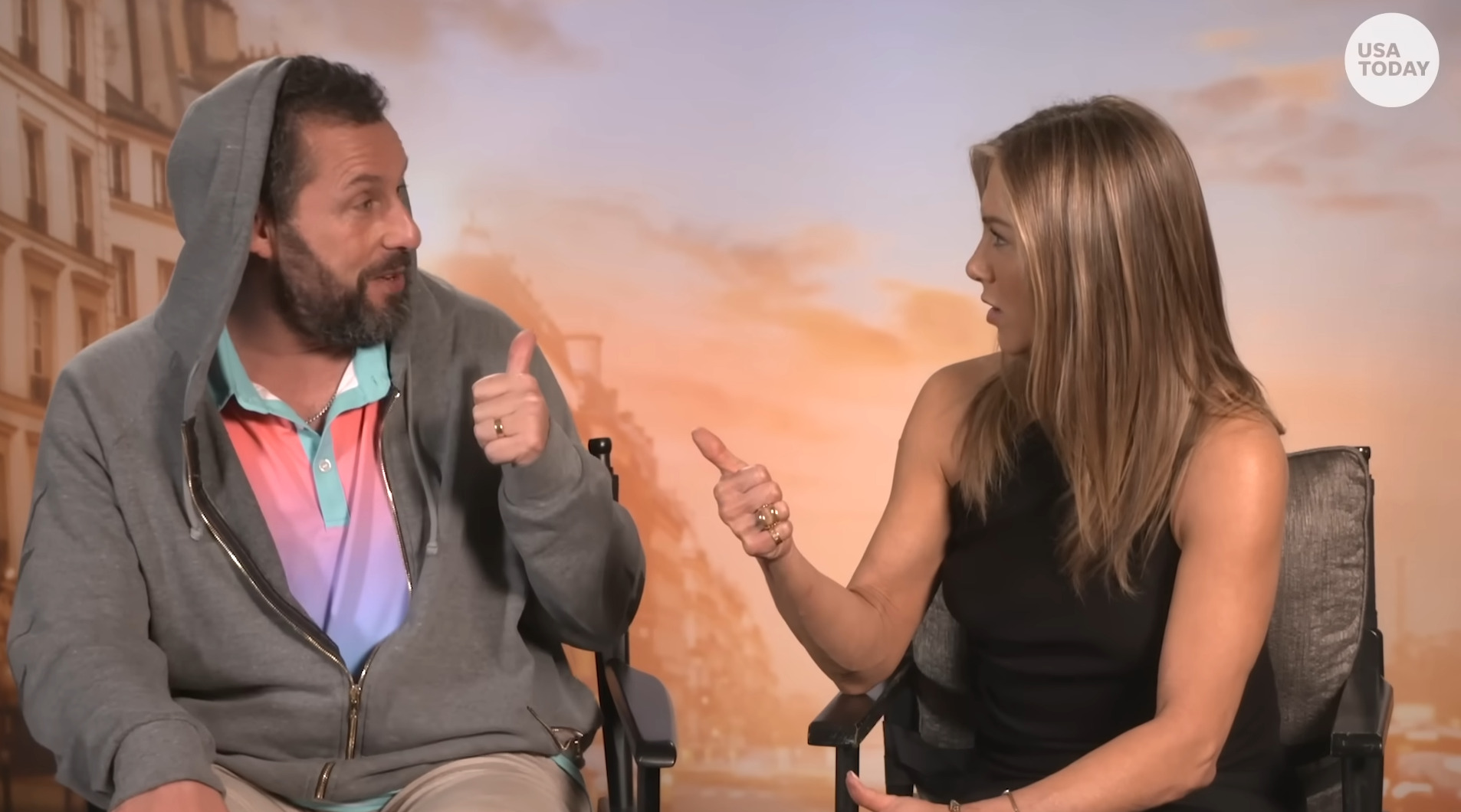 Jennifer Aniston Storming Out During Resurfaced Interview With Adam Sandler Is Going Viral