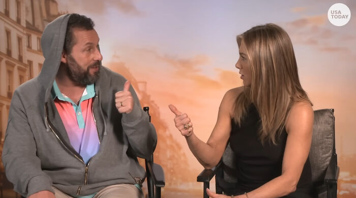 Jennifer Aniston Storming Out During Resurfaced Interview With Adam Sandler Is Going Viral