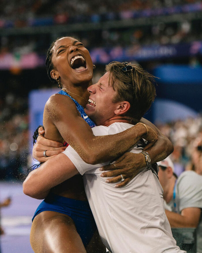 Gold Medalist Tara Davis-Woodhall Welcomed Home With A Wonderful Surprise From Her Husband