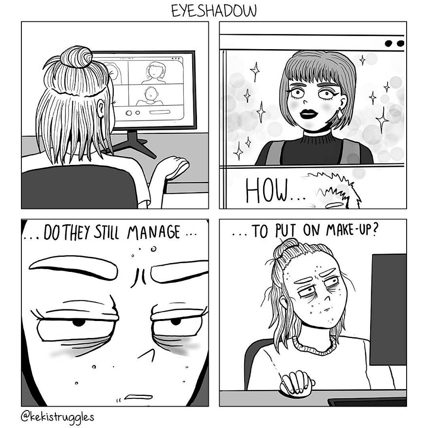 This Artist Shows Daily Struggles That Many Girls Will Surely Relate To