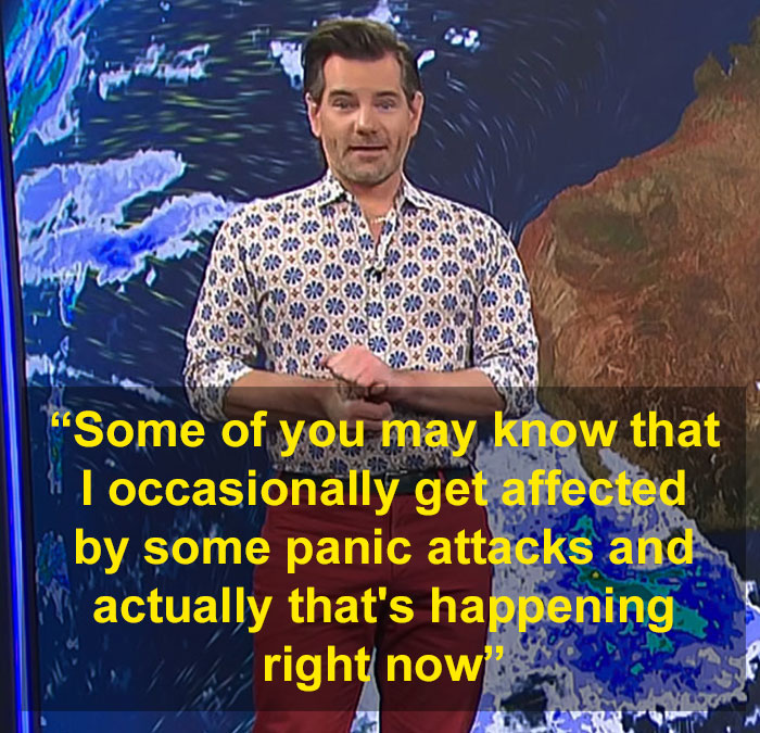 Viewers Impressed With Weatherman’s Handling Of Panic Attack On Live TV