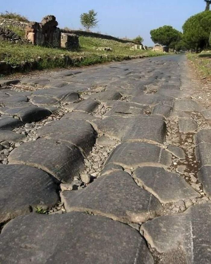 The Appian Way Is Perhaps The Most Famous And Well-Known Roman Road. It Was Wide Enough For Two Chariots To Cross In Opposite Directions Or For 5 Soldiers To Advance Side By Side